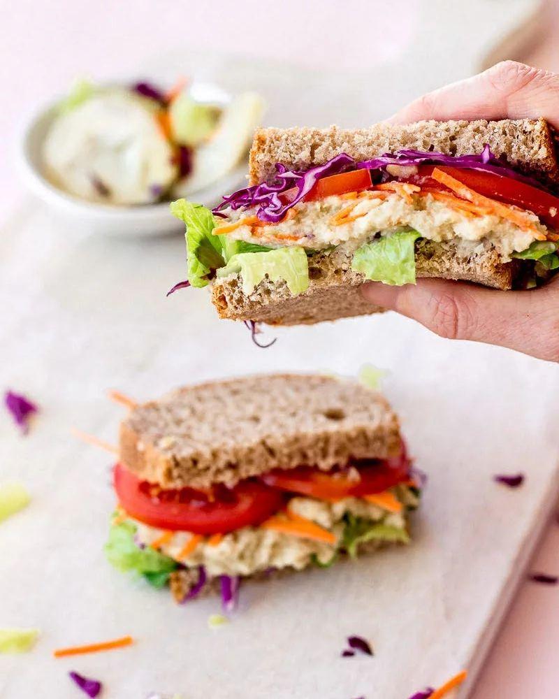 Artichoke and White Bean Sandwich