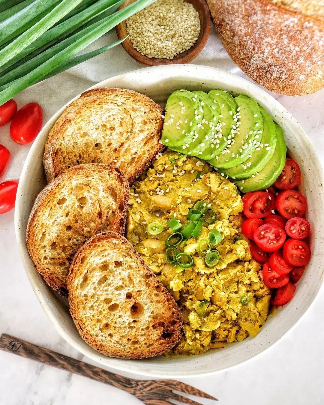 Butter Bean Scramble Breakfast Bowl