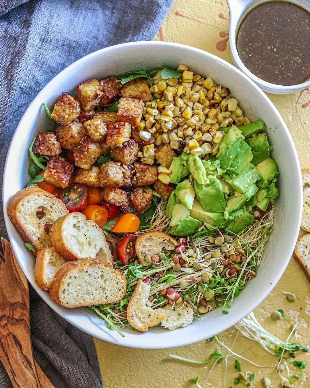 Summer Lime Tempeh Salad