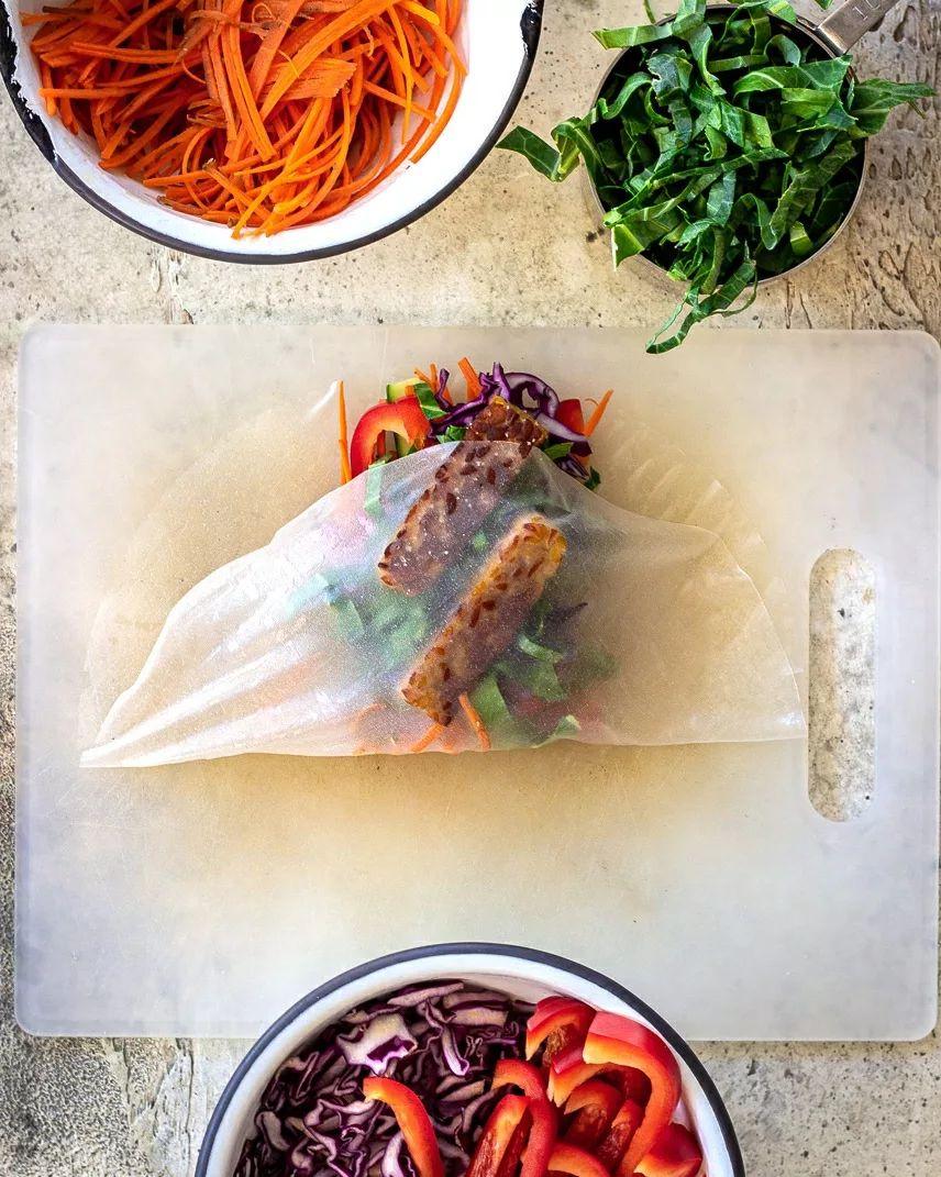 Refreshing Vegan Summer Spring Rolls