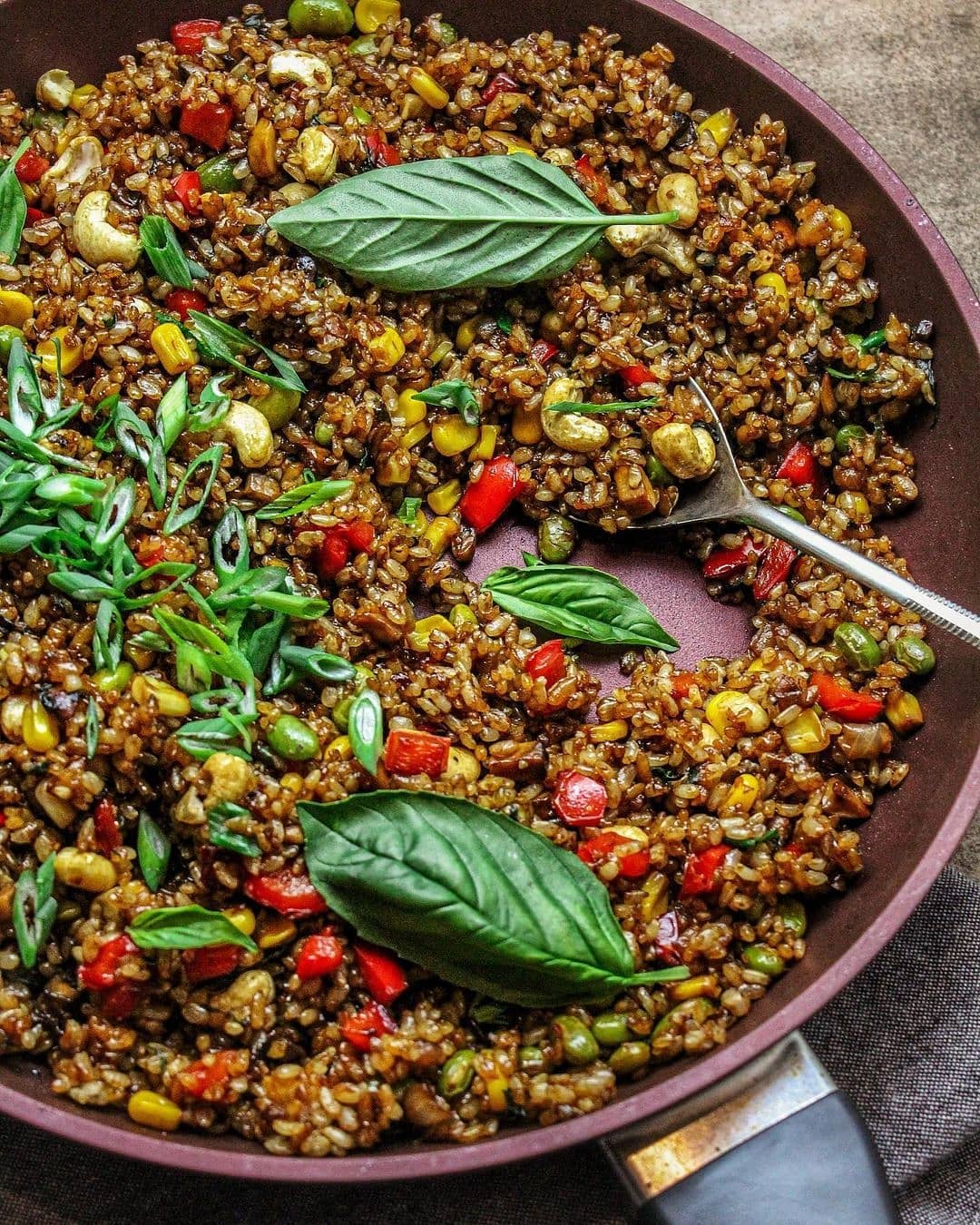 Cashew Basil Fried Rice