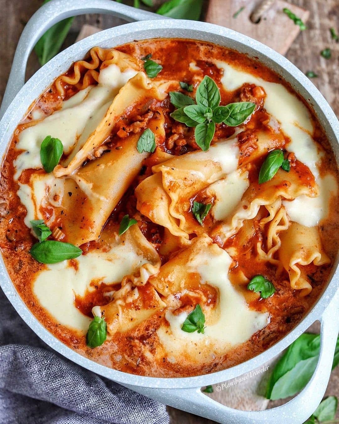 Easy Vegan One-Pot Lasagna