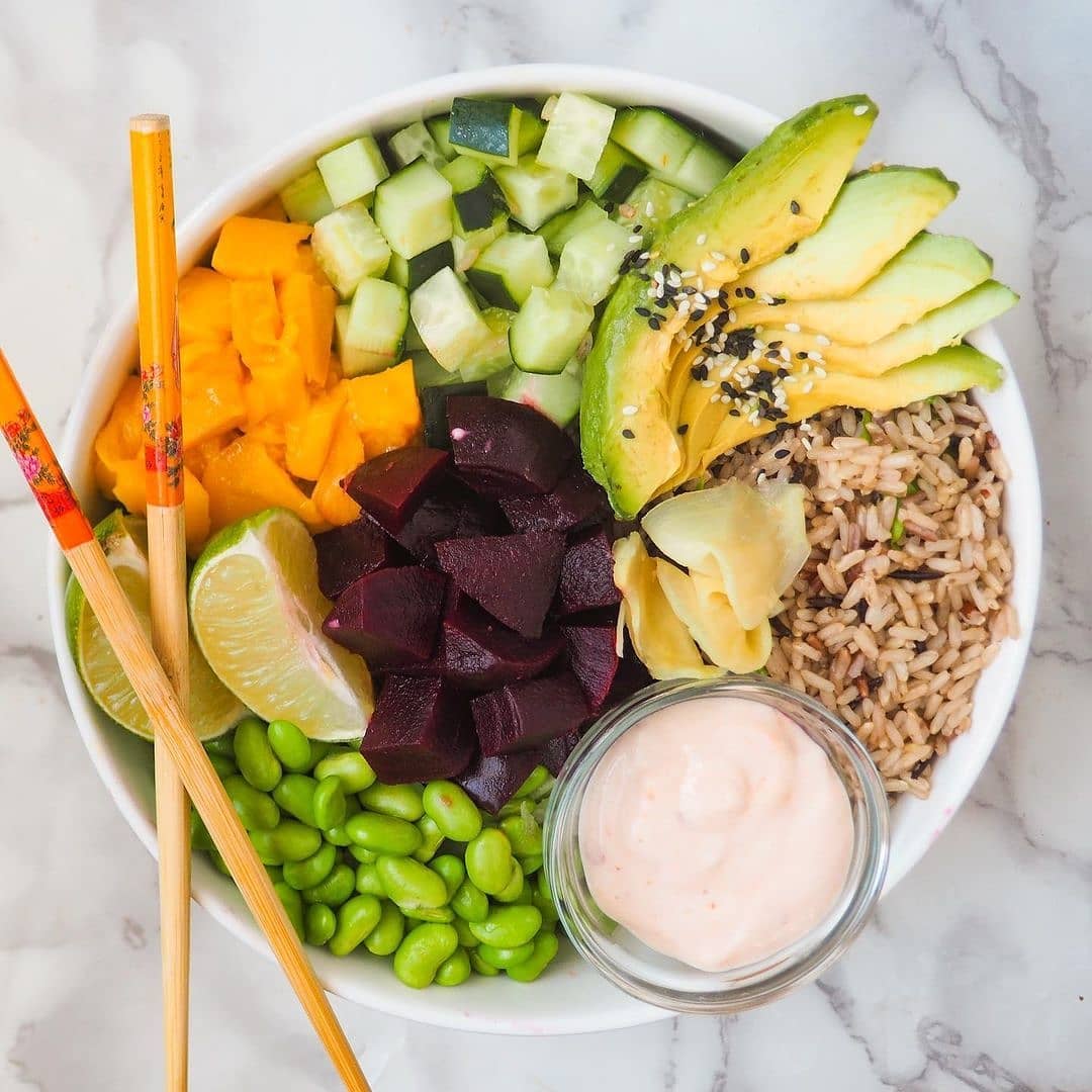 Easy and Tasty Beetroot Poke Bowl
