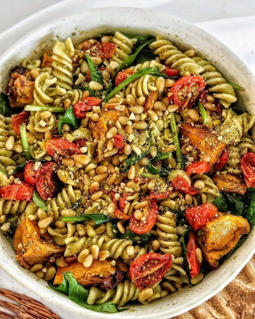 Easy Pesto Pasta Salad