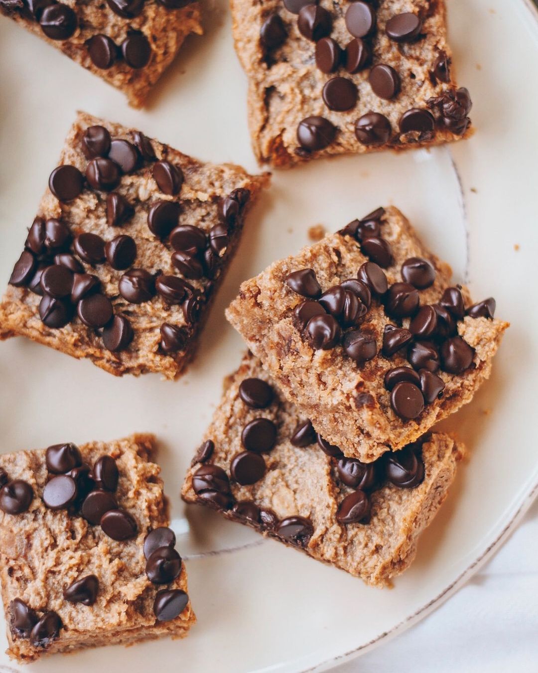 Blender Banana Bread Bars