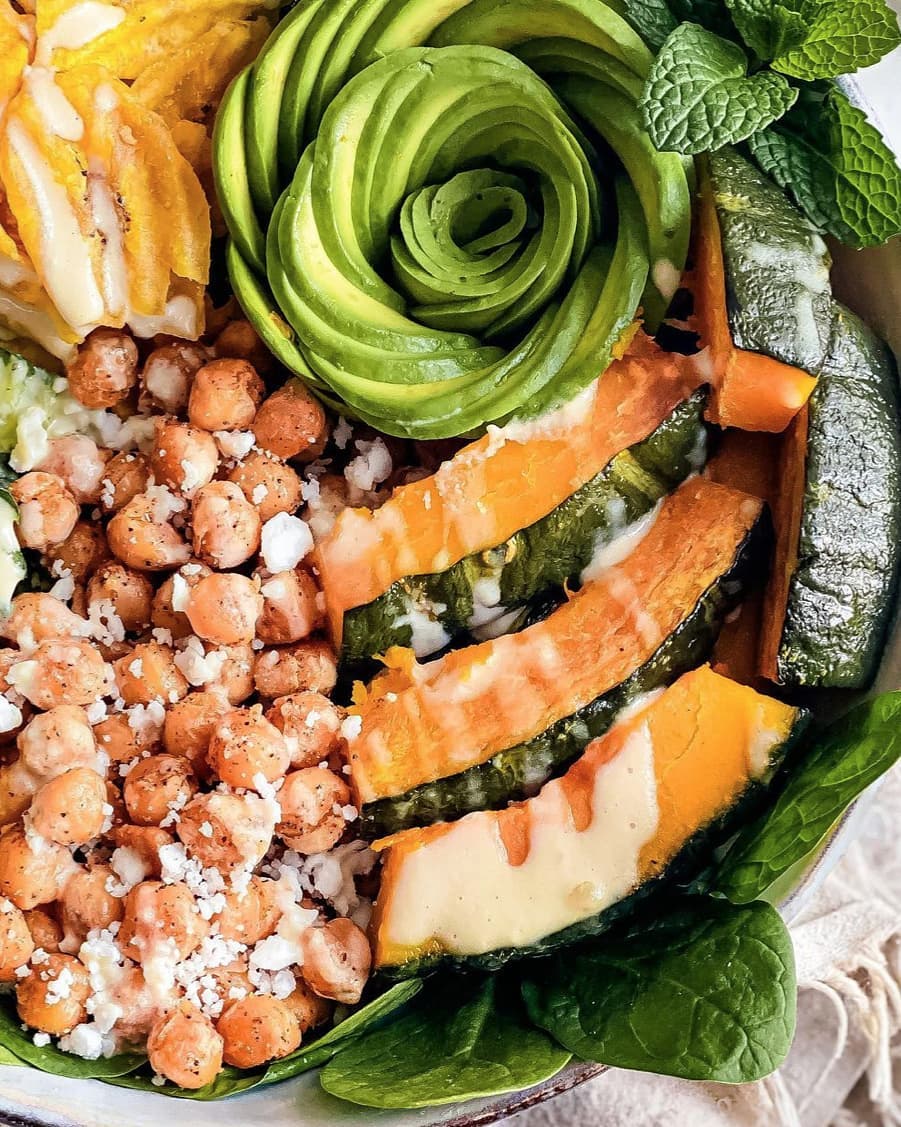 Wholesome Veggie Bowl with Lemon Tahini Dressing