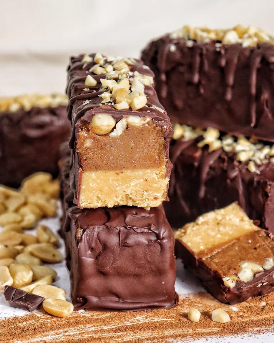 Vegan Gluten-Free Snickers Bars