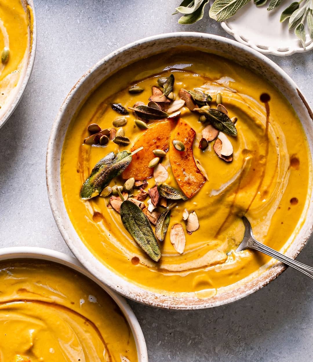 Roasted Butternut Squash Carrot Soup