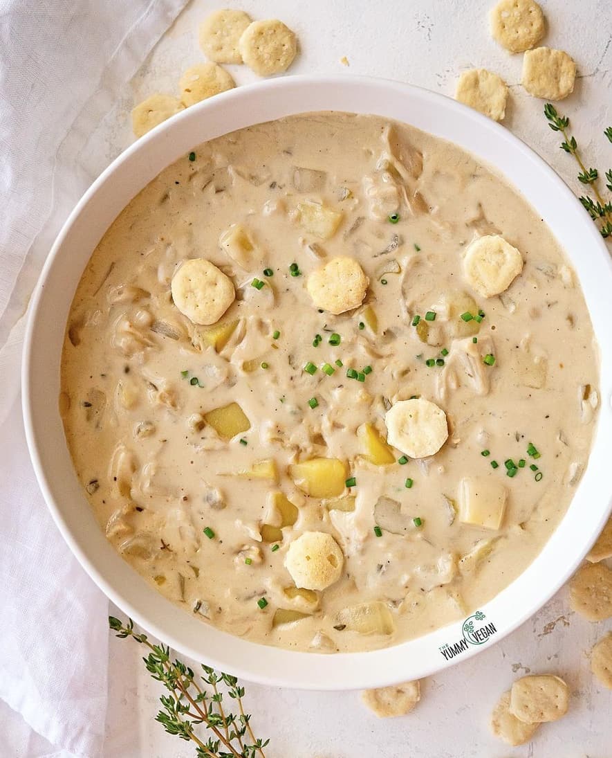 Vegan New England Clam Chowder