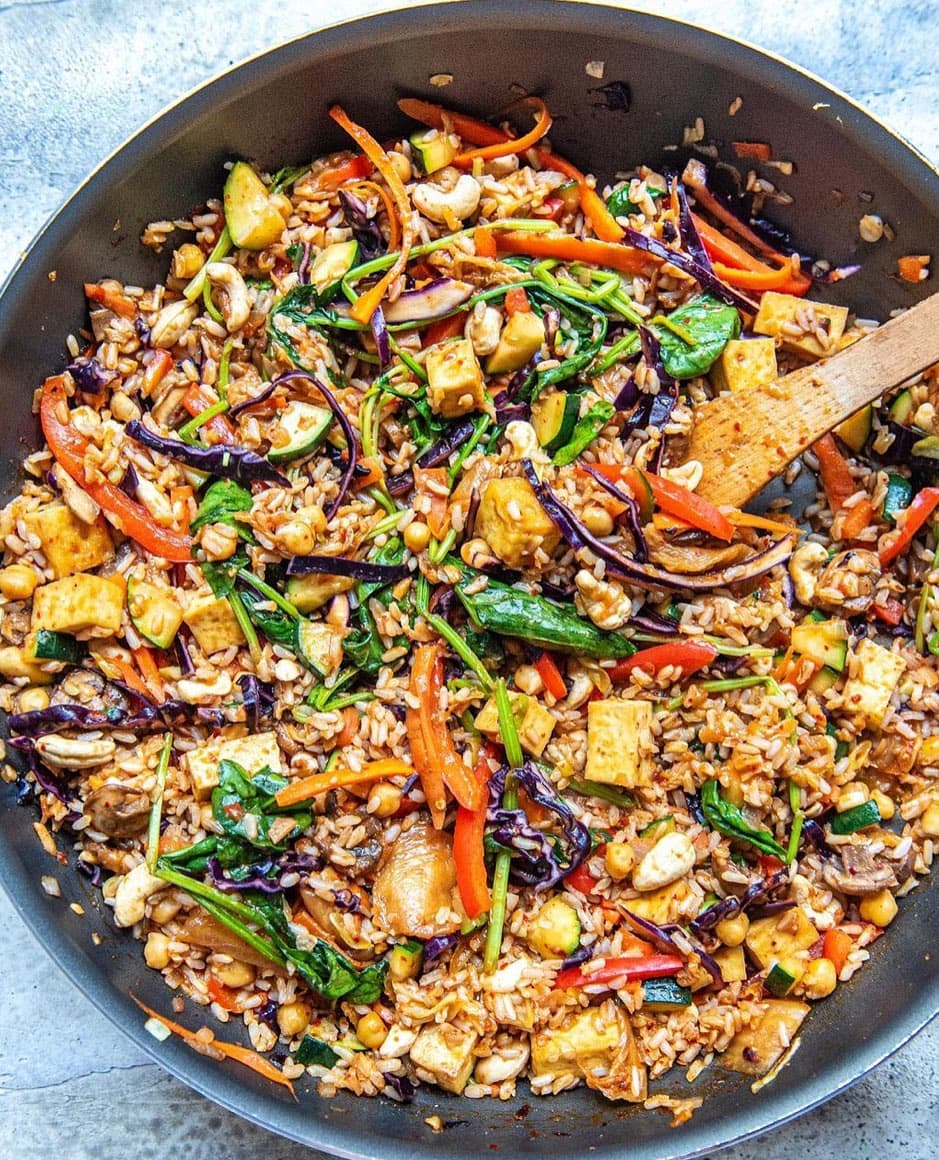 Easy Colorful Vegetable Fried Rice