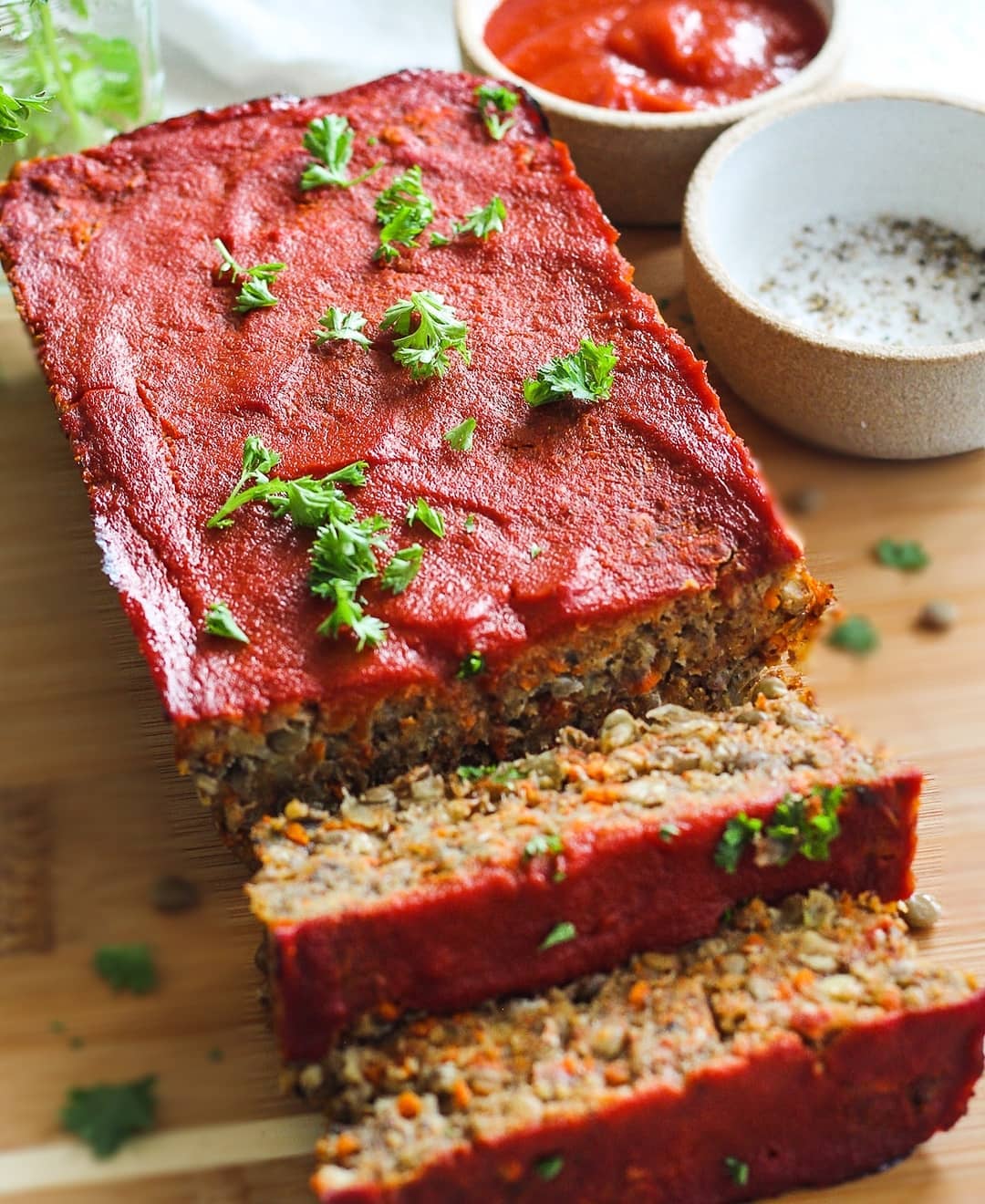 Savory Vegan Meatloaf with Lentils