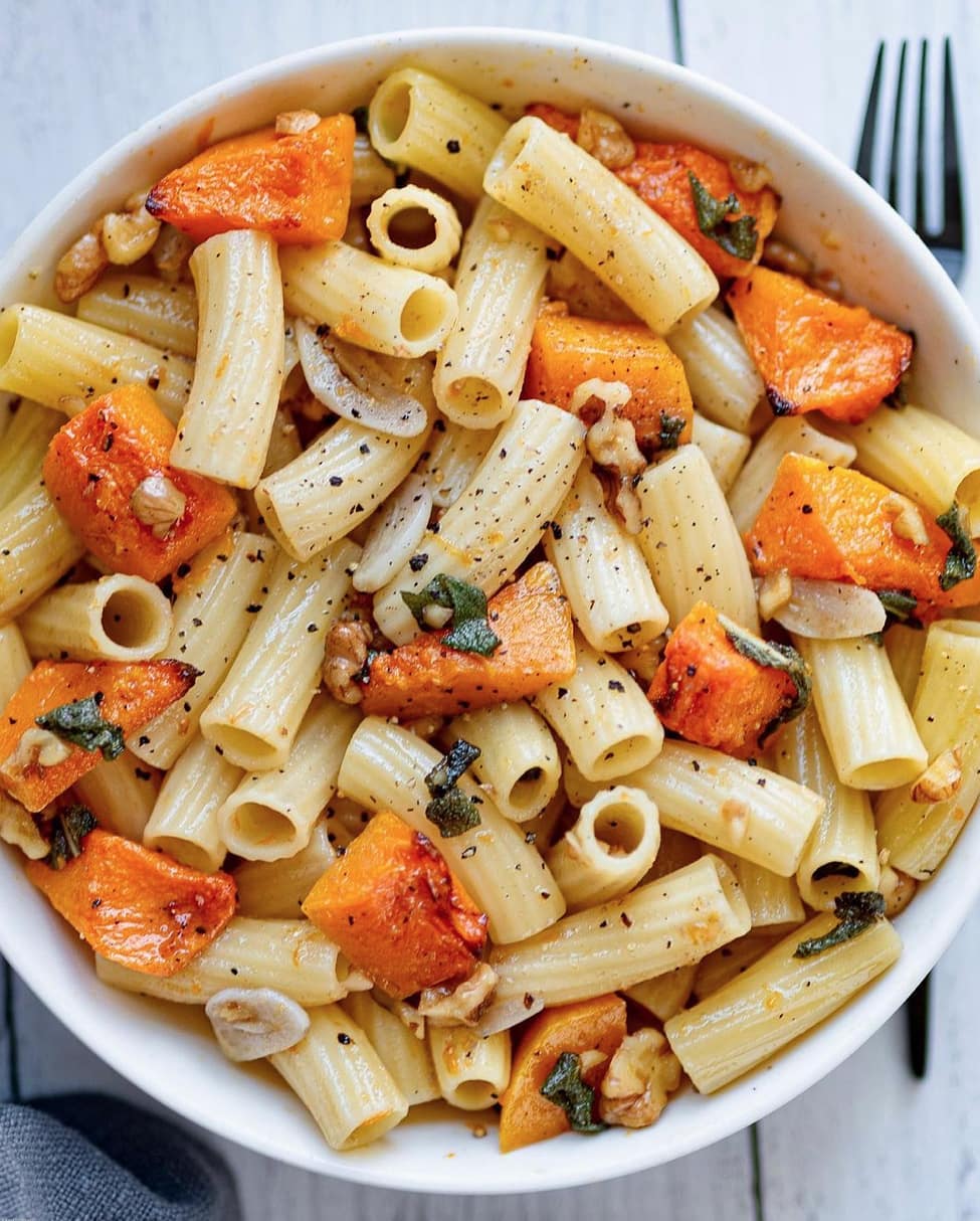 Brown-Butter Butternut Squash Pasta