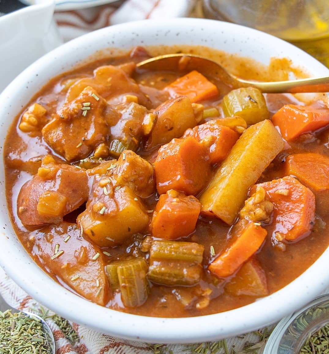 Vegan Savoury Beef Stew
