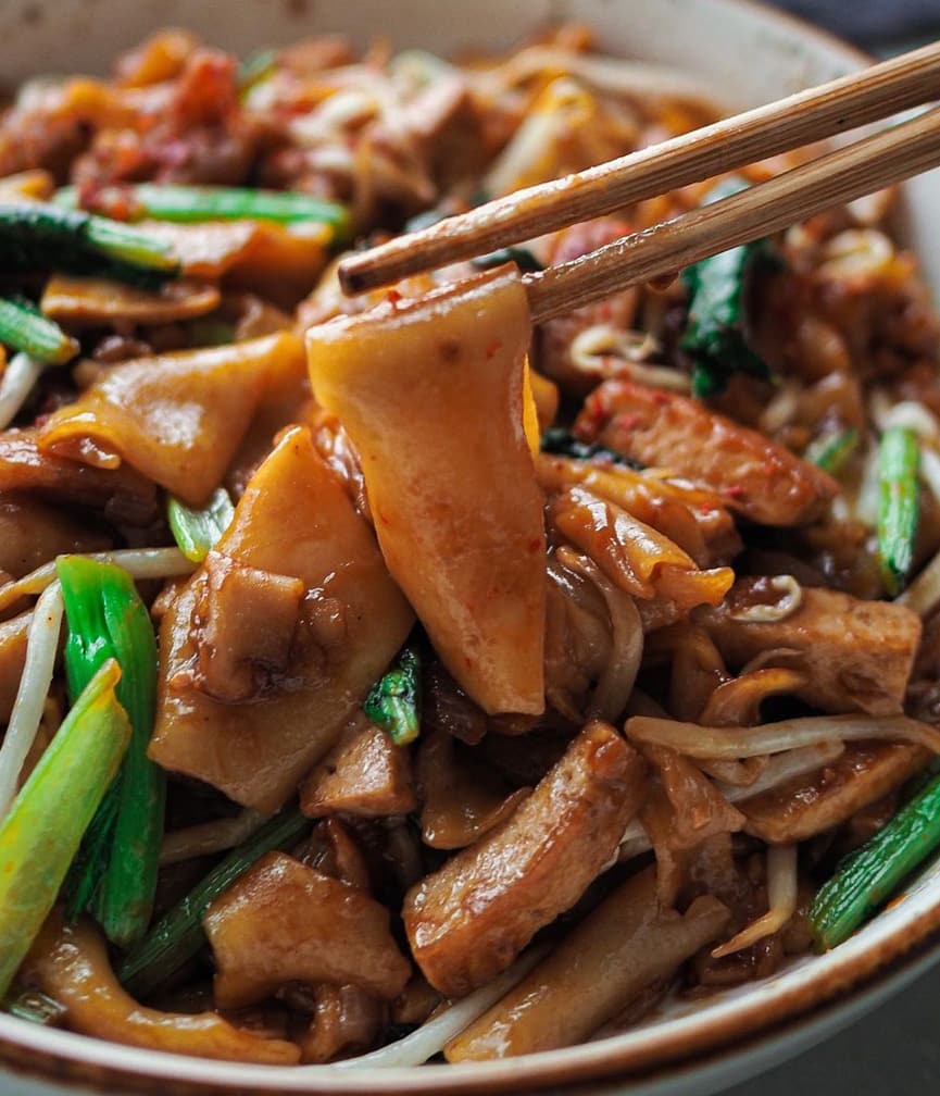 Vegan Malaysian Char Kway Teow