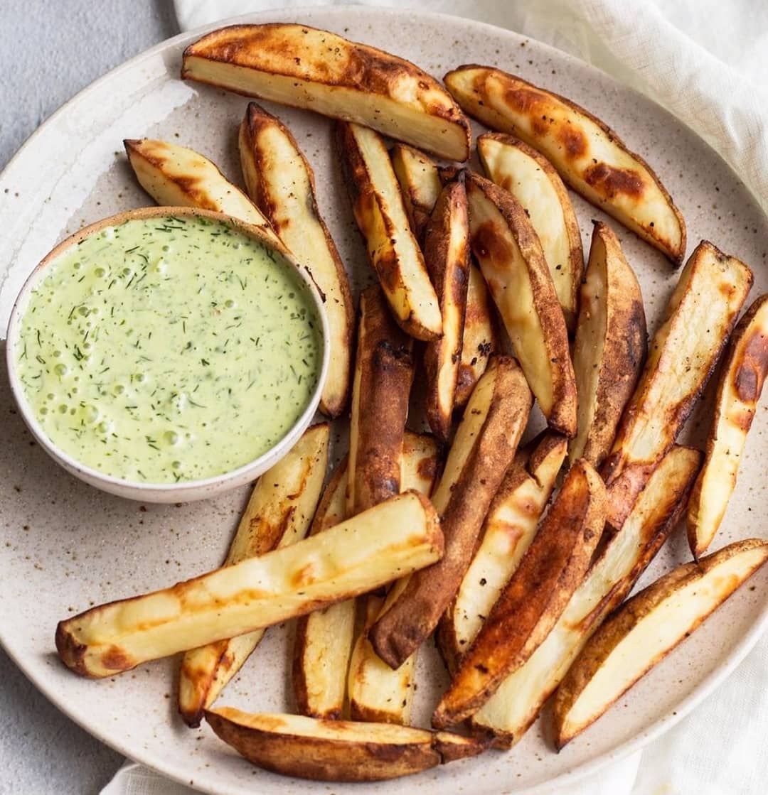 Salt and Vinegar Fries with Vegan Ranch