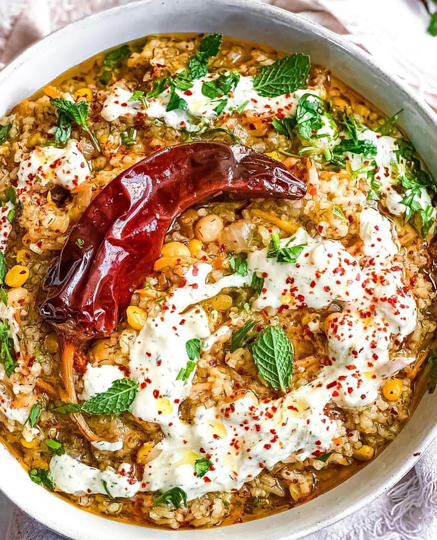 Savory Uzbek Vegetable Rice Porridge