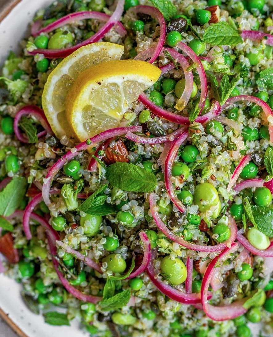 Pea, Broccoli and Quinoa Salad