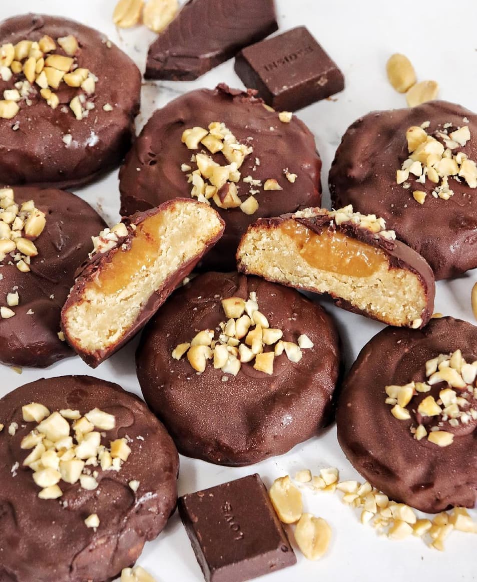 5-Ingredient Protein Caramel Crowns