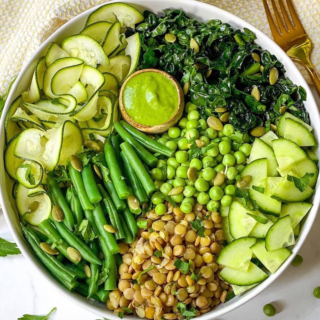 Green Goddess Lentil Nourish Bowl