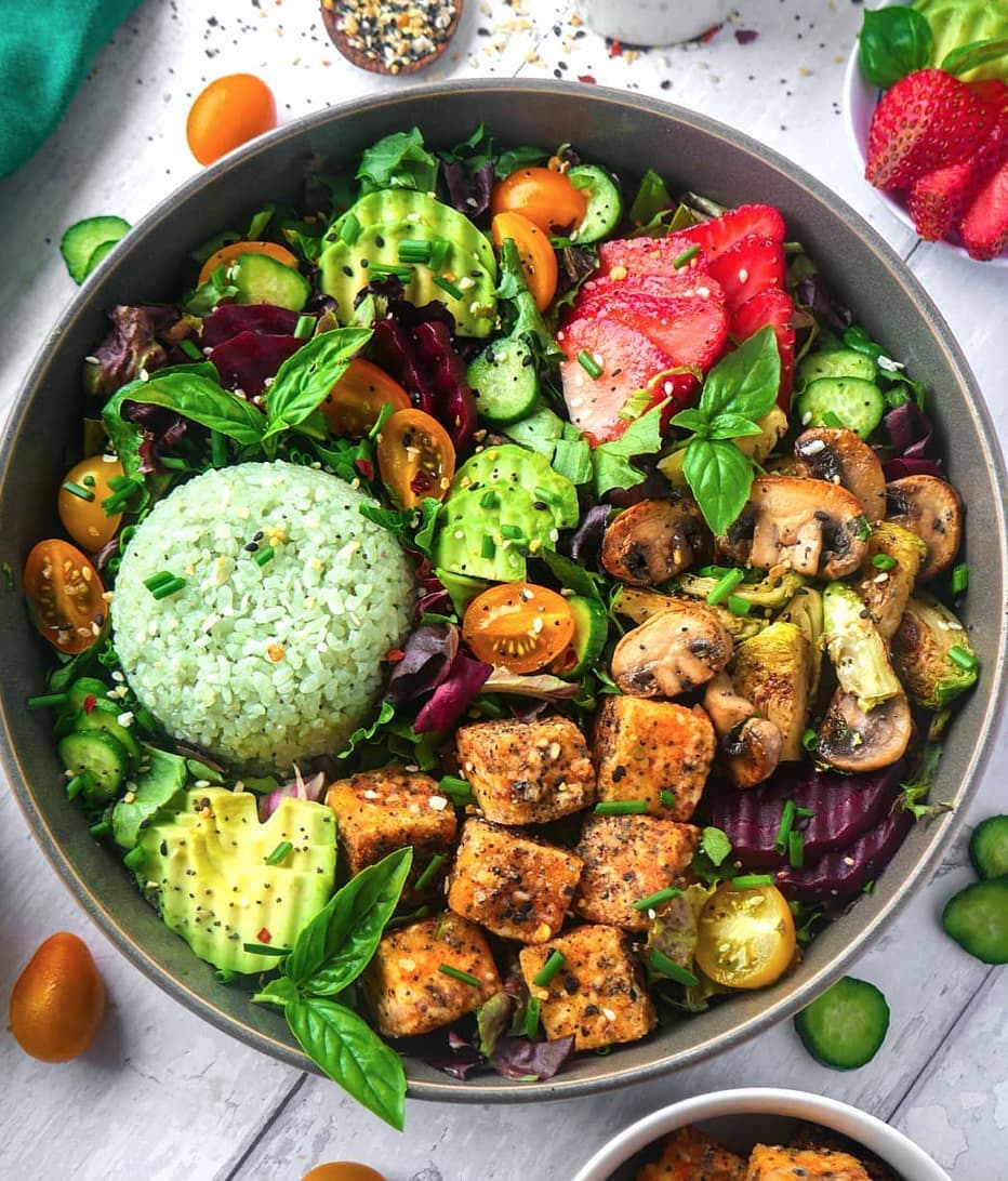 Homemade Everything Bagel Rice Bowl