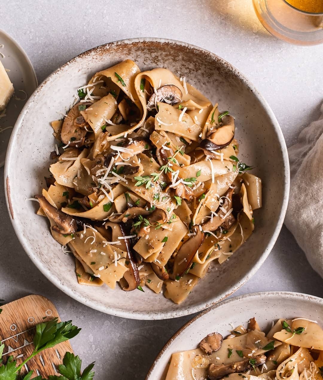 Gluten-Free Pappardelle with Wild Mushroom Ragu