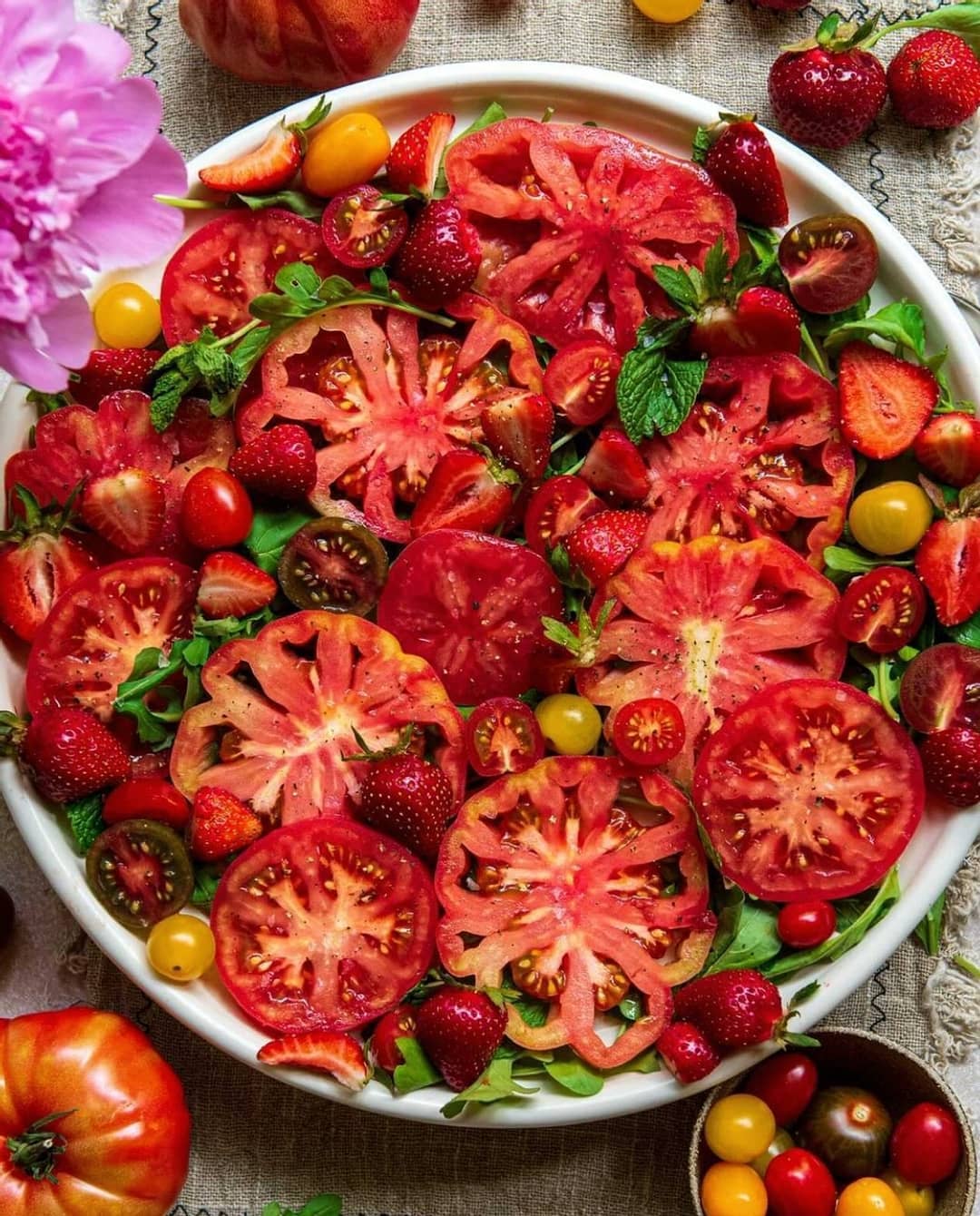 Strawberry and Tomato Salad