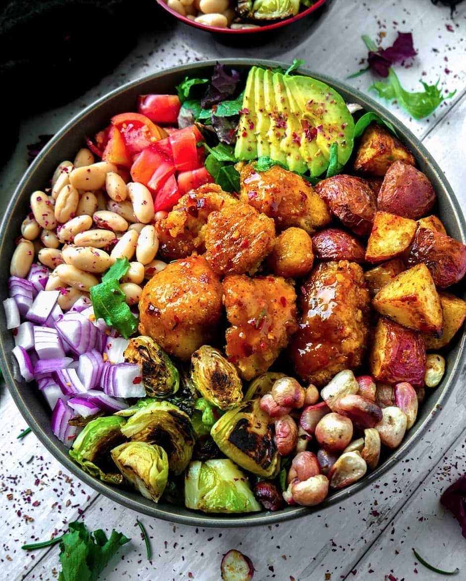 Vegan Rosemary Orange Cauliflower Wings