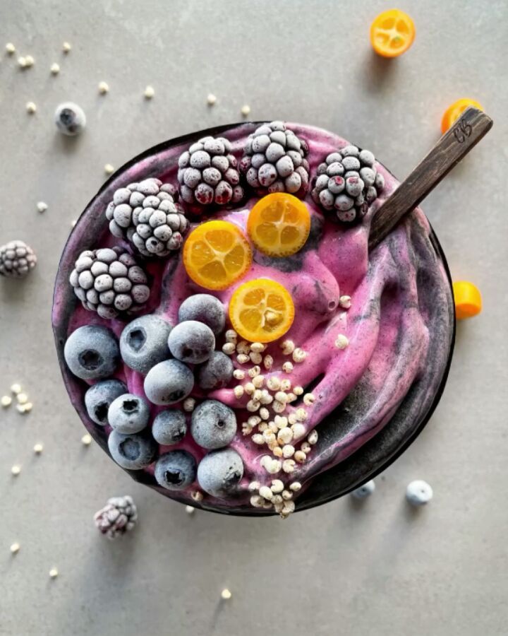 Galaxy Smoothie Bowl with Nicecream