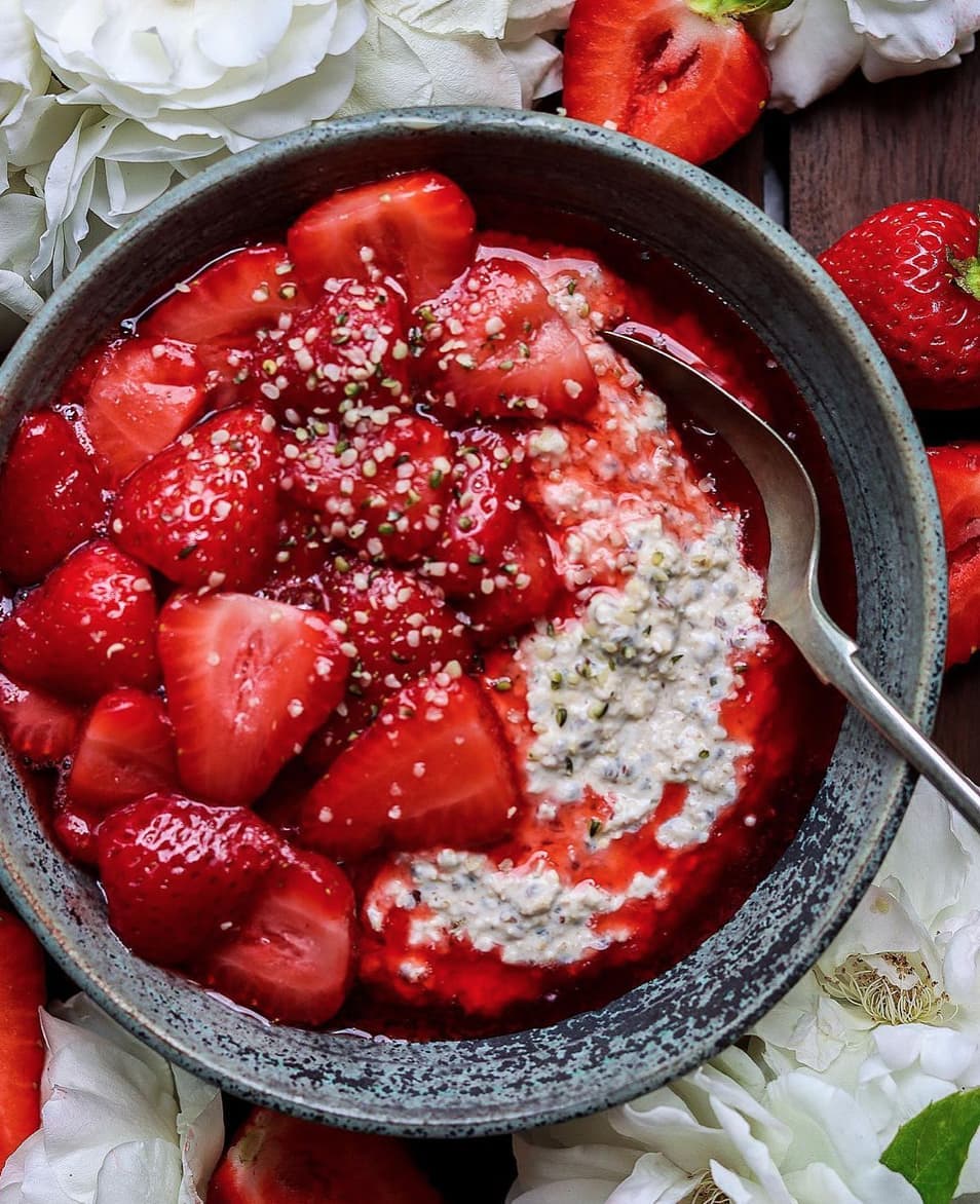 Strawberries and Cream Oats