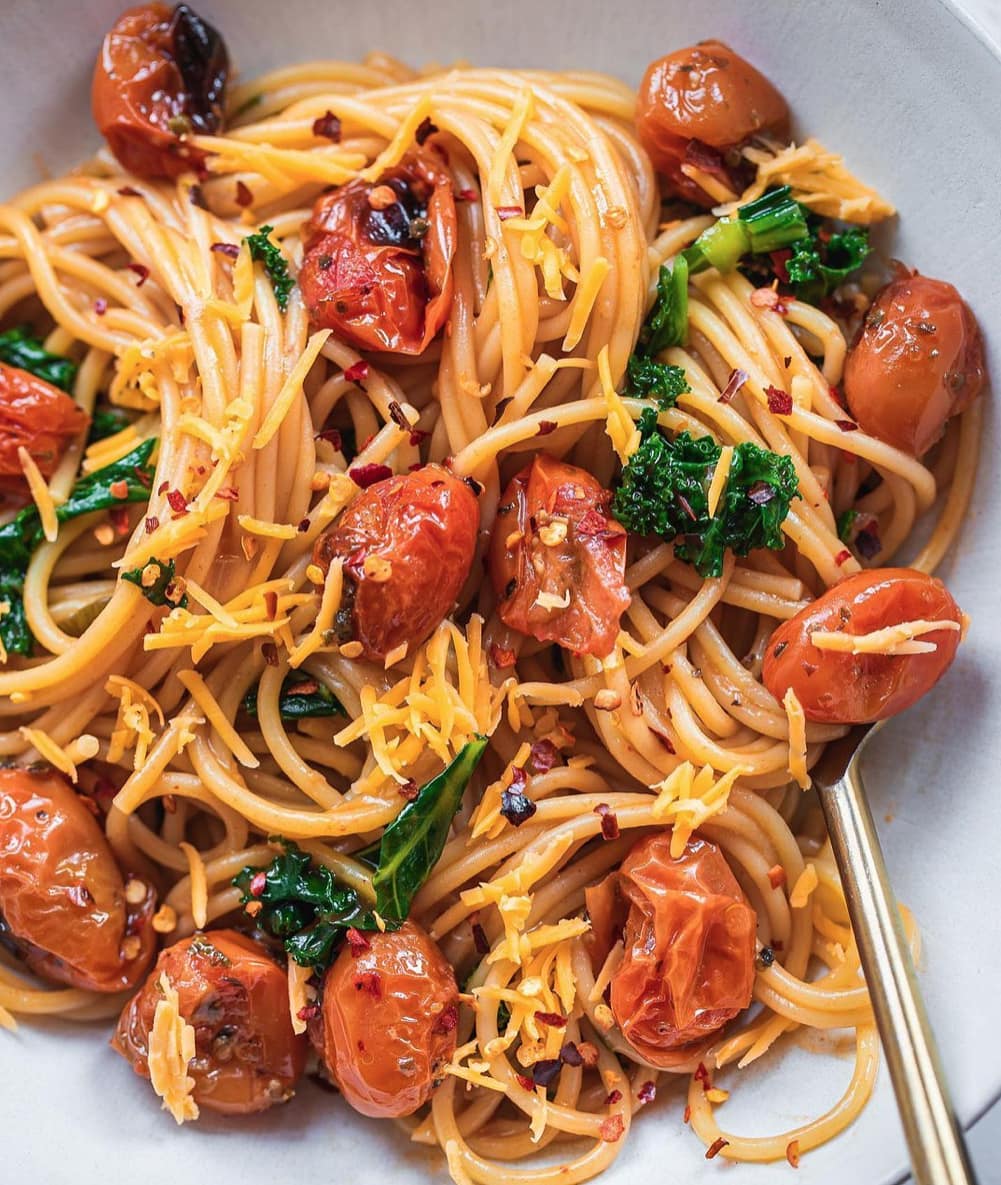 Pasta with Roasted Tomatoes