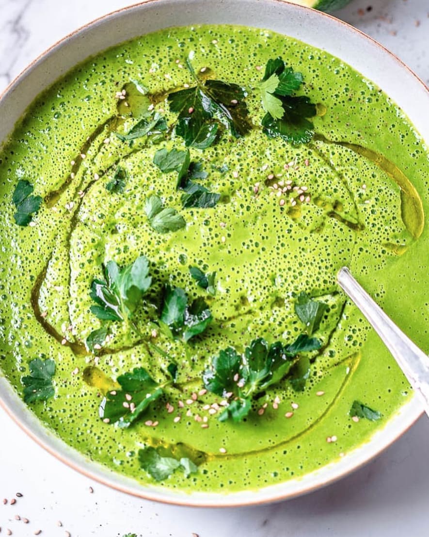 Chilled Cucumber Gazpacho Soup
