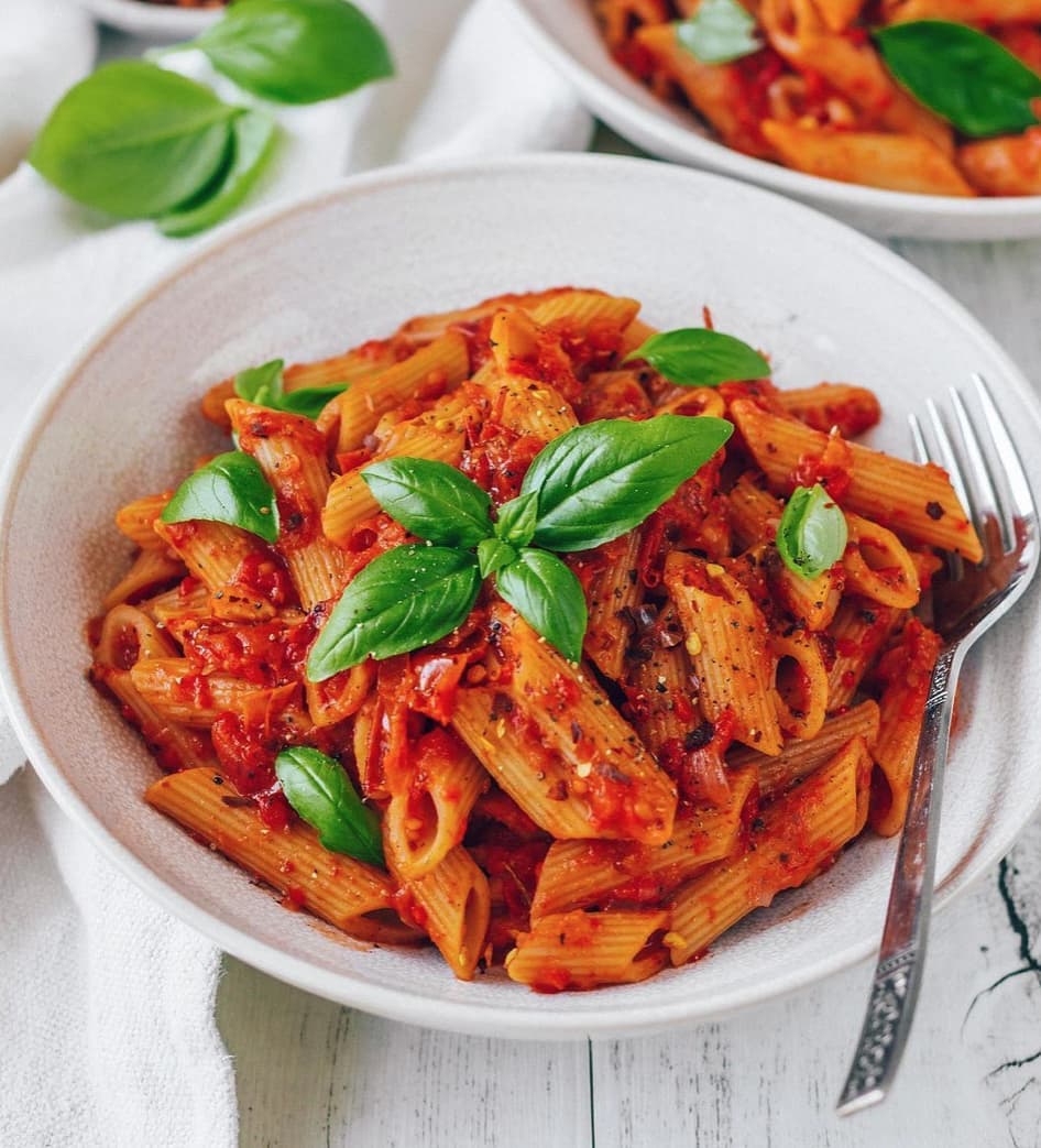 Roasted Cherry Tomato and Bell Pepper Pasta