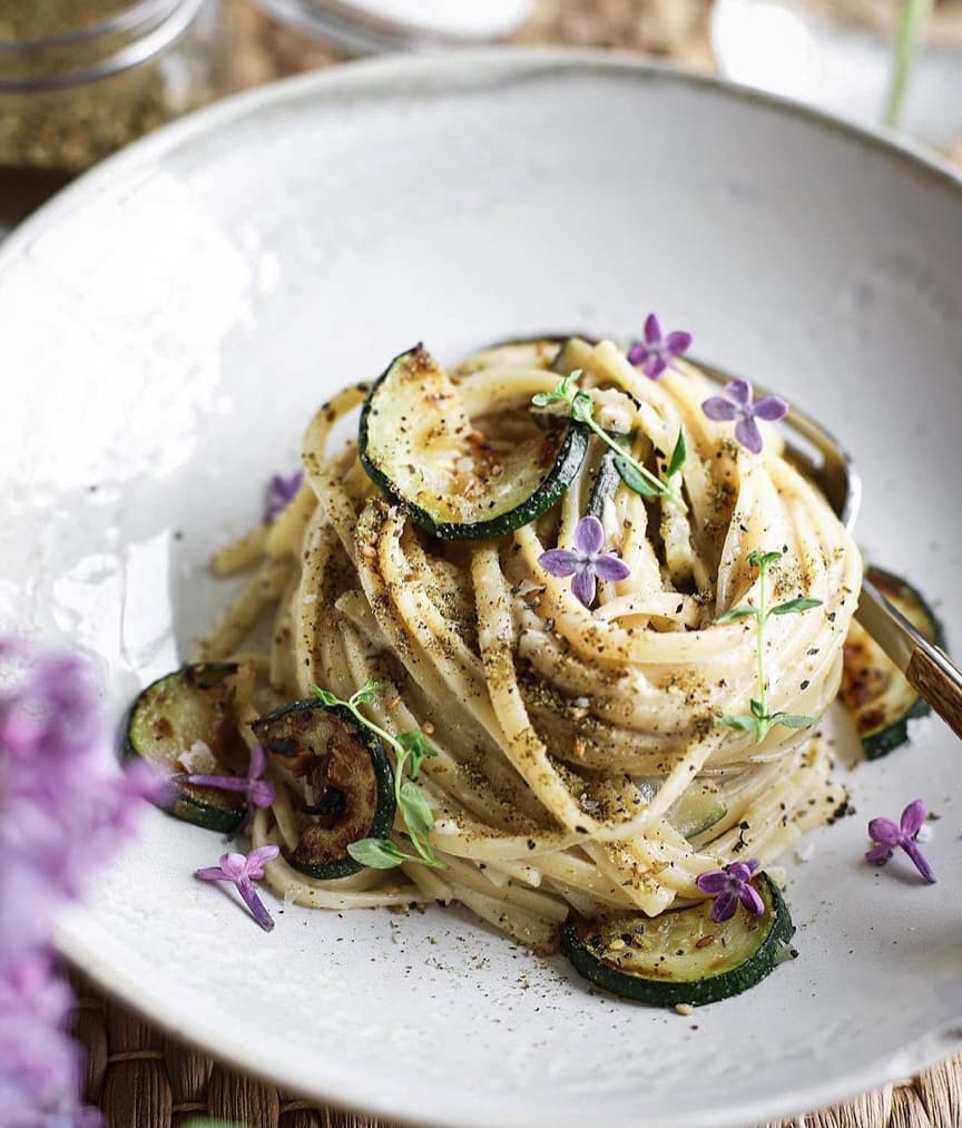 Creamy Za'atar and Zucchini Pasta