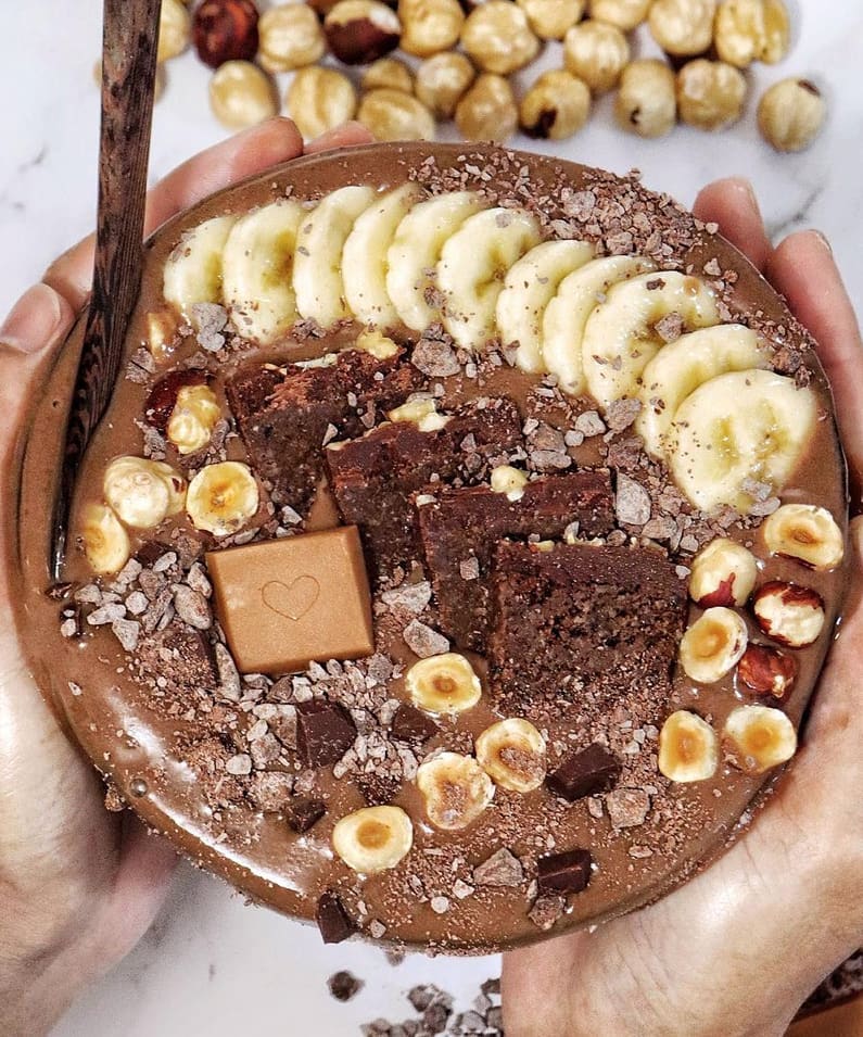 Ferrero Protein Smoothie Bowl