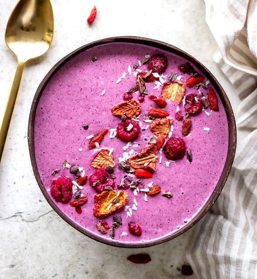 No Banana Berry Smoothie Bowl