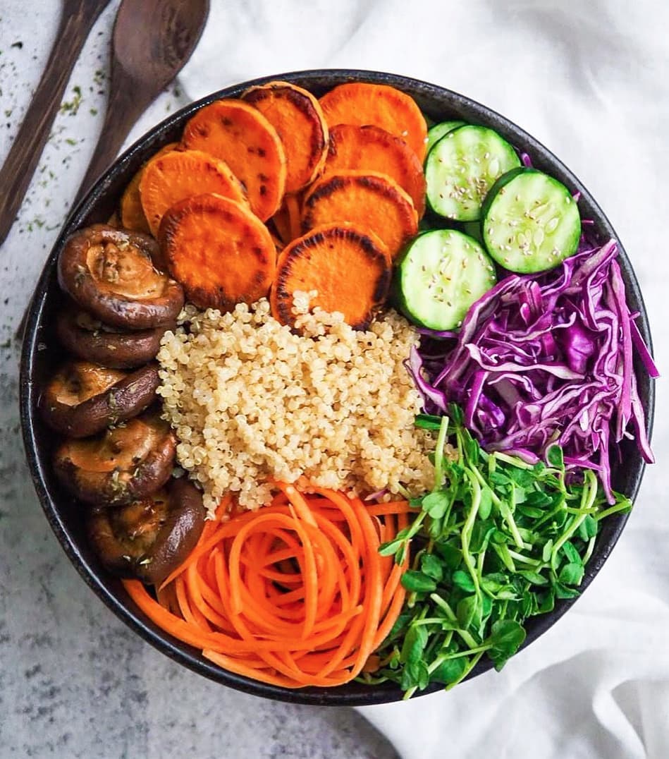 Rainbow Nourish Bowl with Vegetables