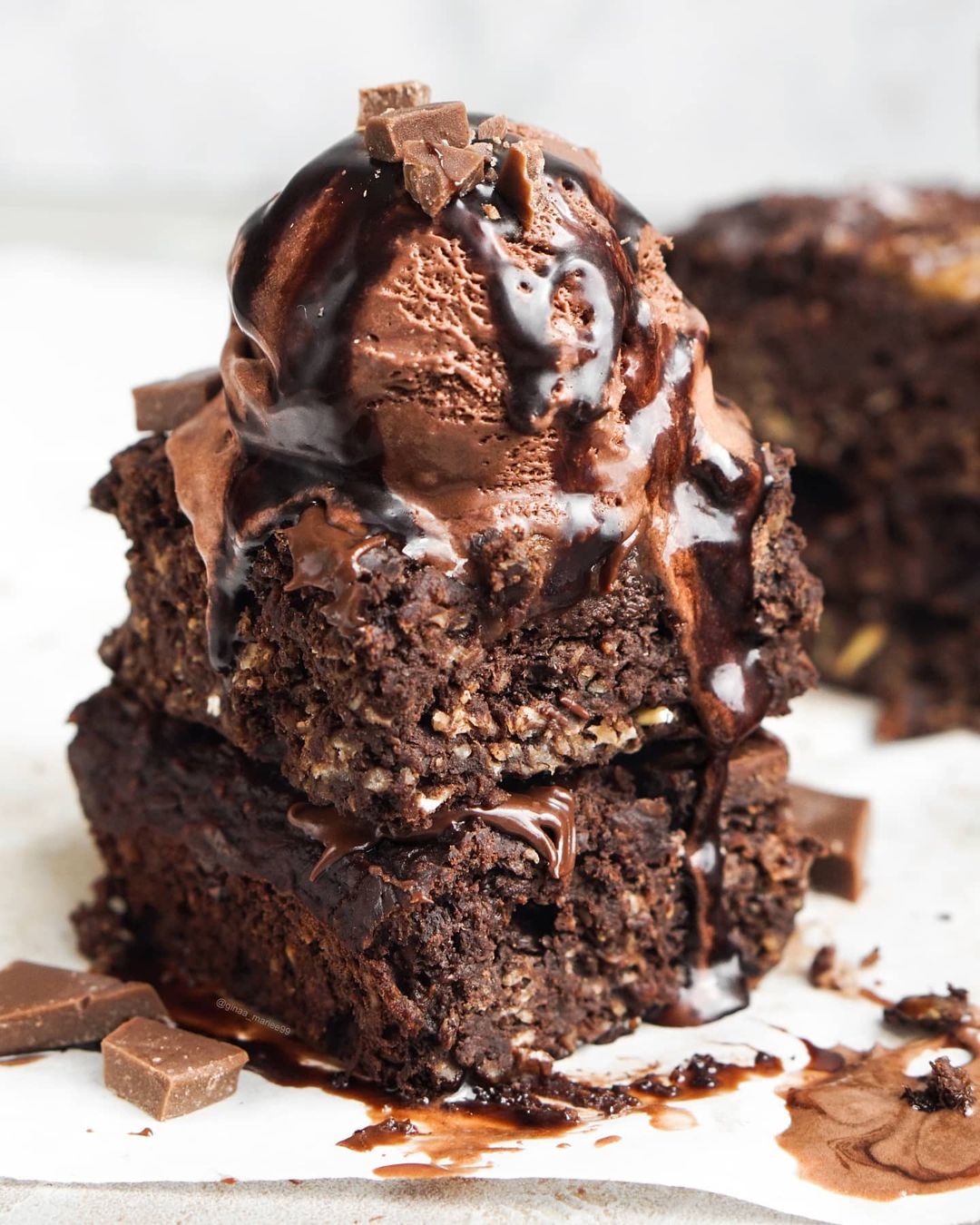 High Protein Vegan Banana Chocolate Oat Bars