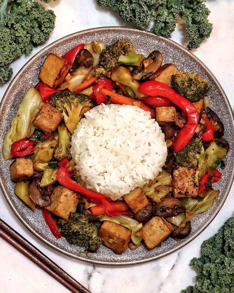 Simple Tofu and Vegetable Stir-Fry