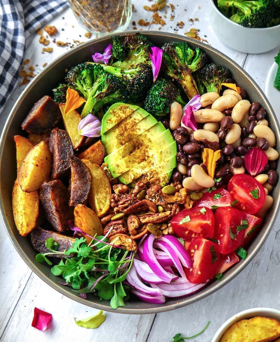 Za'atar Granola and Harissa Potato Wedges