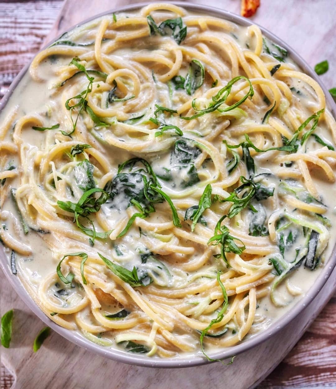 Vegan Roasted Garlic Alfredo