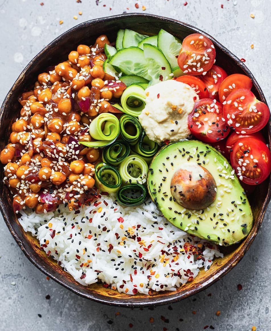 Vegan Sweet and Sour Chickpeas