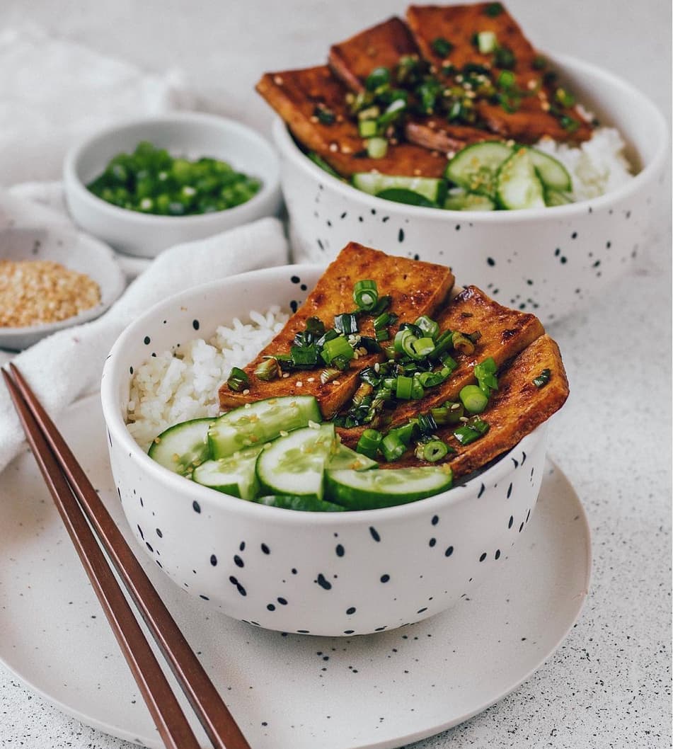 Crispy Tofu Bowls