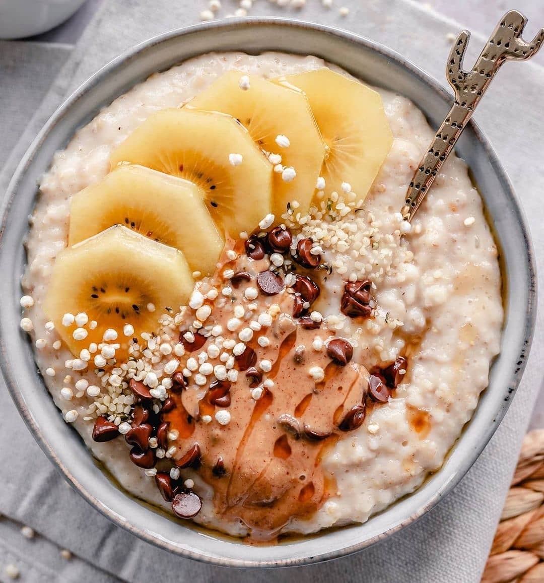 Creamy Maca Porridge Breakfast