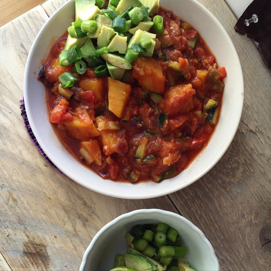 Butternut Squash and Tomato Stew