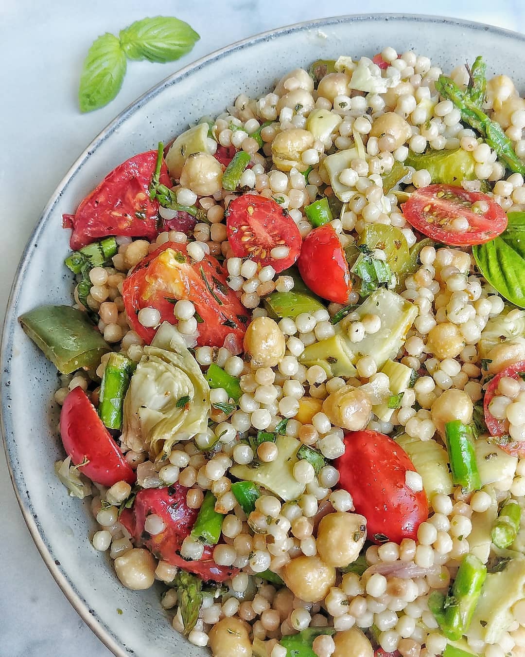 Pearl Couscous and Vegetable Salad