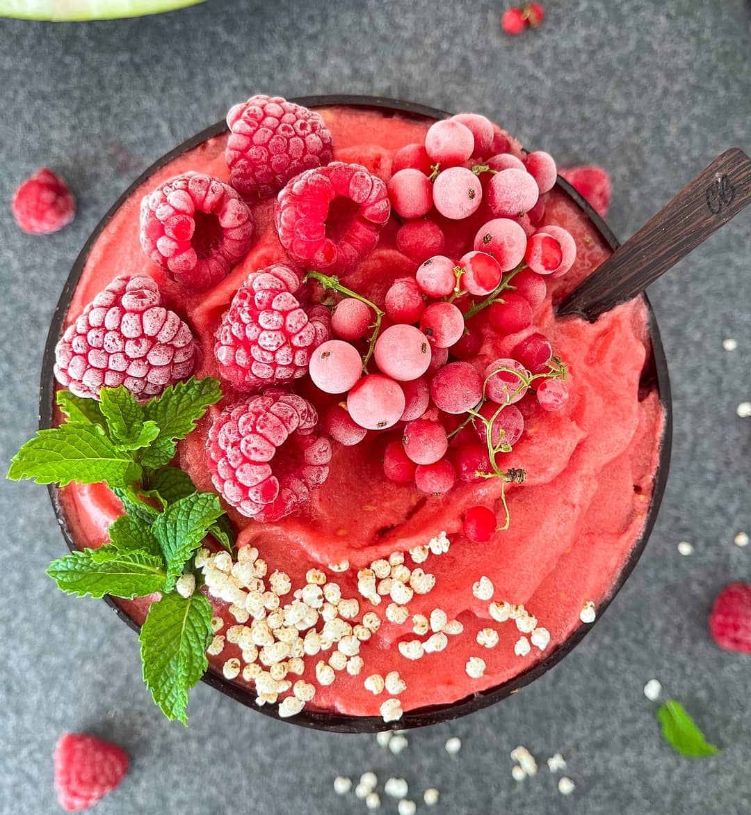 Watermelon Fruit Smoothie Bowl