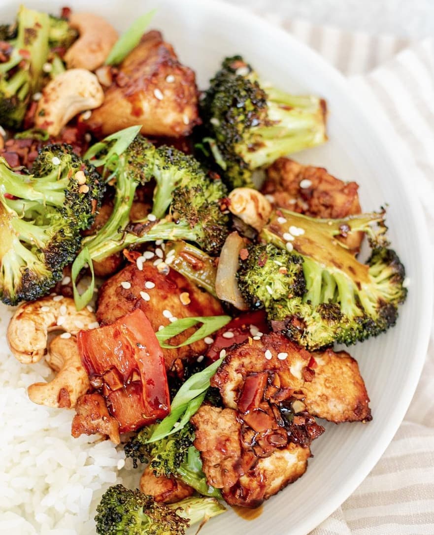 Sheet Pan Cashew Tofu
