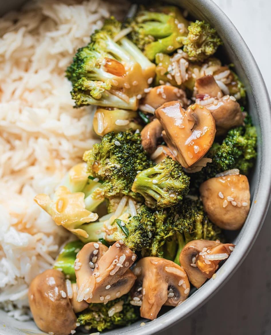 Broccoli Stir-Fry with Orange Sauce