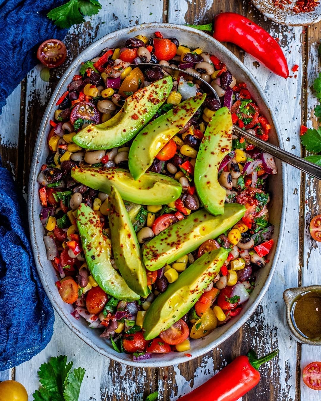 Vibrant Mexican Bean Salad