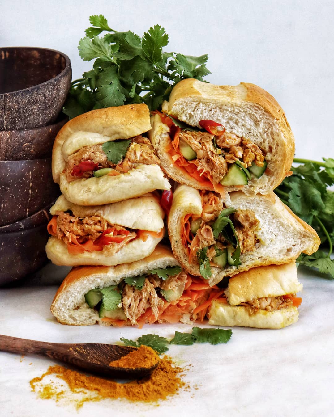 Lemongrass Jackfruit Banh Mi Sliders